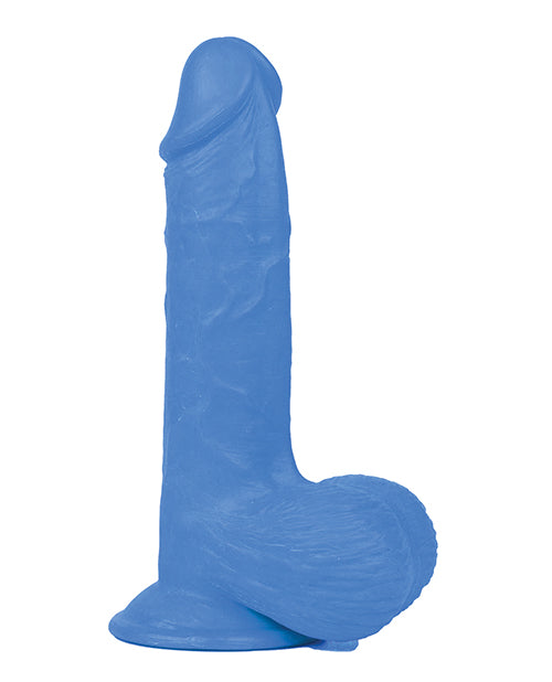 Get Lucky Mr. Navy 7.5&quot; Dual Layer Dong