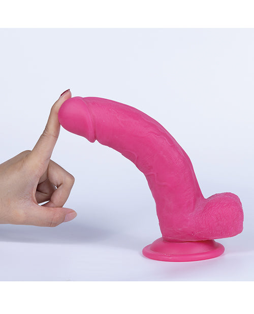 Get Lucky Mr. Pink 7.5&quot; Dual Layer Dong