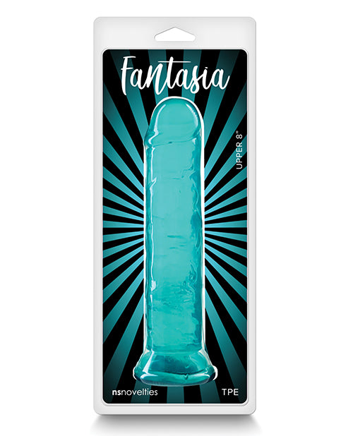 Fantasia Upper 8&quot; Dildo - Teal