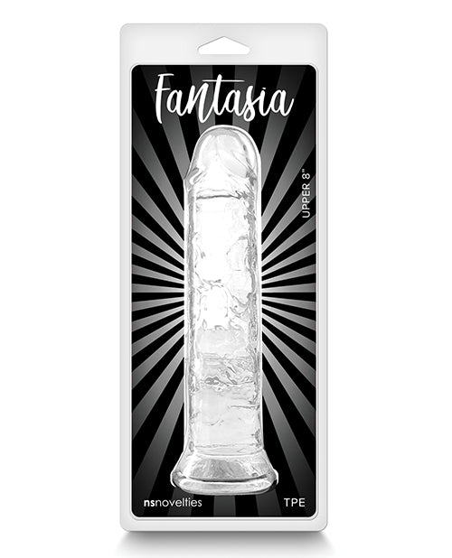 Fantasia Upper 8&quot; Dildo - Clear