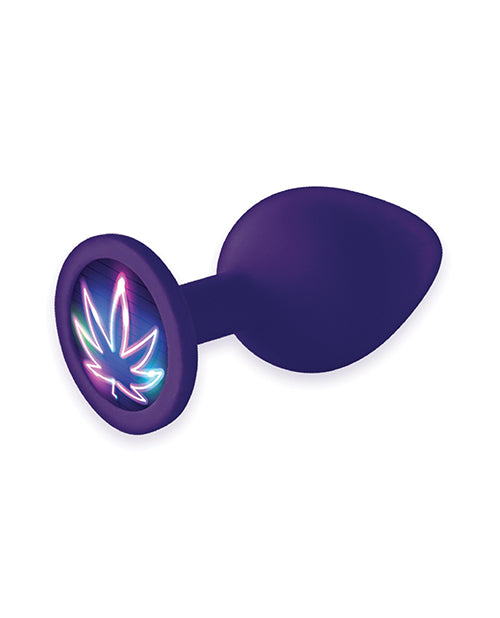 The 9&#039;s Booty Calls Neon Leaf Plug - Purple