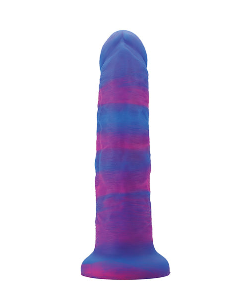 Nobu Rainbow 8&quot; Dildo w/Suction Cup - Cosmic