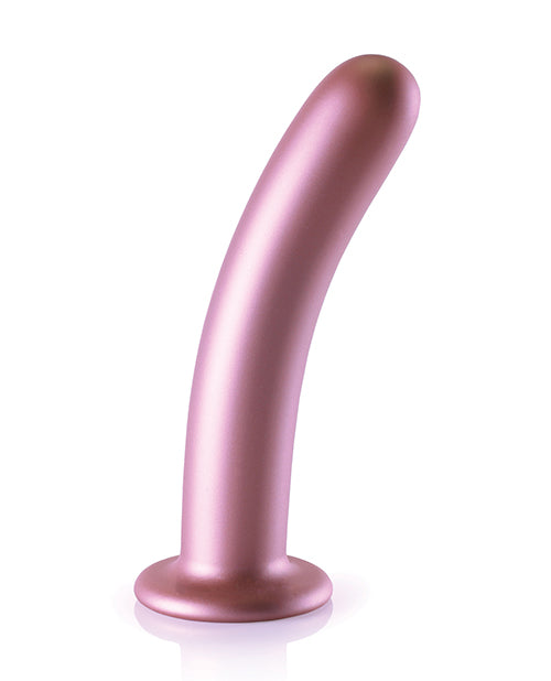 Shots Ouch 7&quot; Smooth G-Spot Dildo - Rose Gold