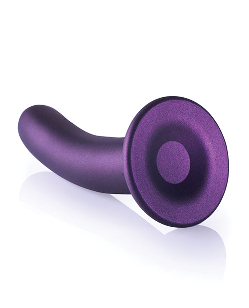 Shots Ouch 7&quot; Smooth G-Spot Dildo - Metallic Purple