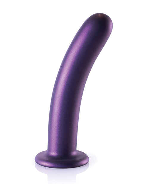 Shots Ouch 7&quot; Smooth G-Spot Dildo - Metallic Purple