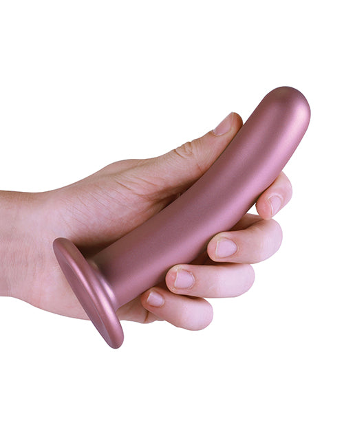 Shots Ouch 6&quot; Smooth G-Spot Dildo - Rose Gold