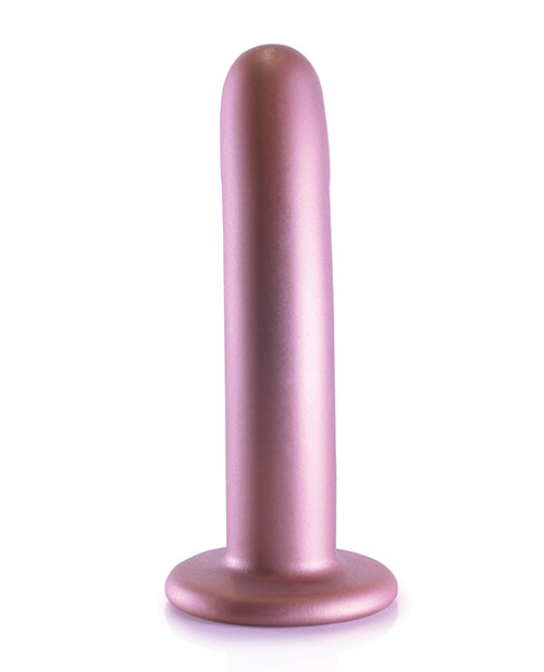 Shots Ouch 6&quot; Smooth G-Spot Dildo - Rose Gold