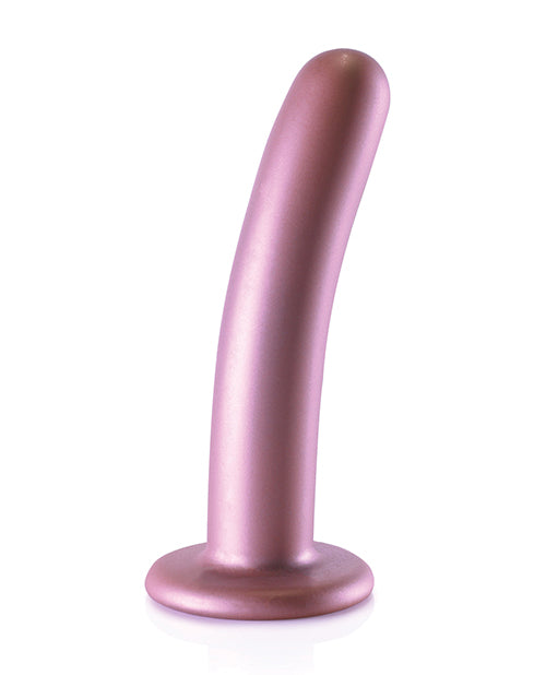 Shots Ouch 6&quot; Smooth G-Spot Dildo - Rose Gold