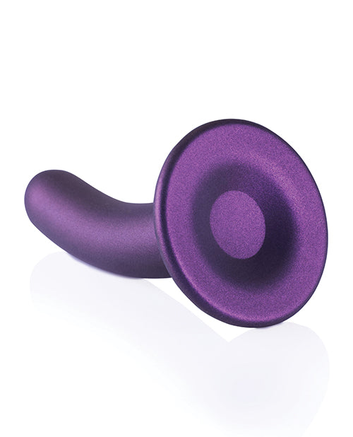 Shots Ouch 6&quot; Smooth G-Spot Dildo - Metallic Purple