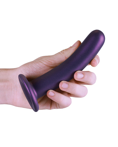 Shots Ouch 6&quot; Smooth G-Spot Dildo - Metallic Purple