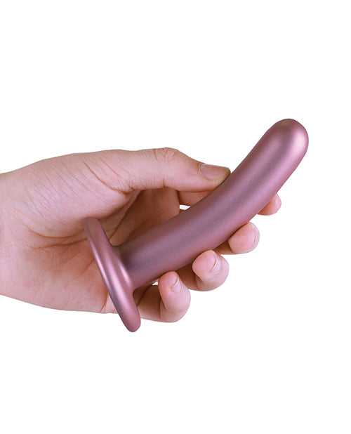 Shots Ouch 5&quot; Smooth G-Spot Dildo - Rose Gold