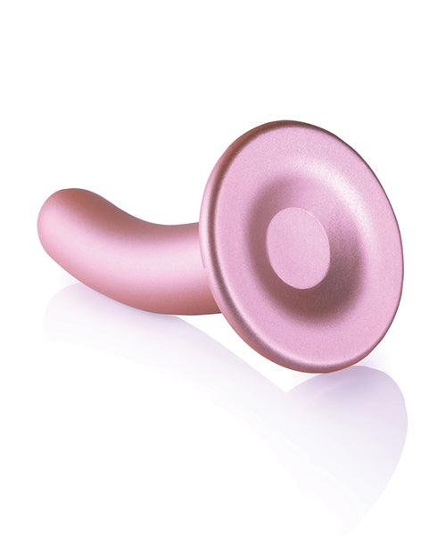 Shots Ouch 5&quot; Smooth G-Spot Dildo - Rose Gold