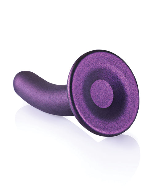 Shots Ouch 5&quot; Smooth G-Spot Dildo - Metallic Purple