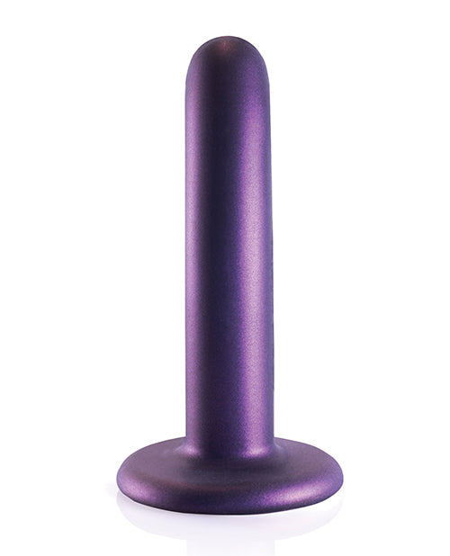 Shots Ouch 5&quot; Smooth G-Spot Dildo - Metallic Purple