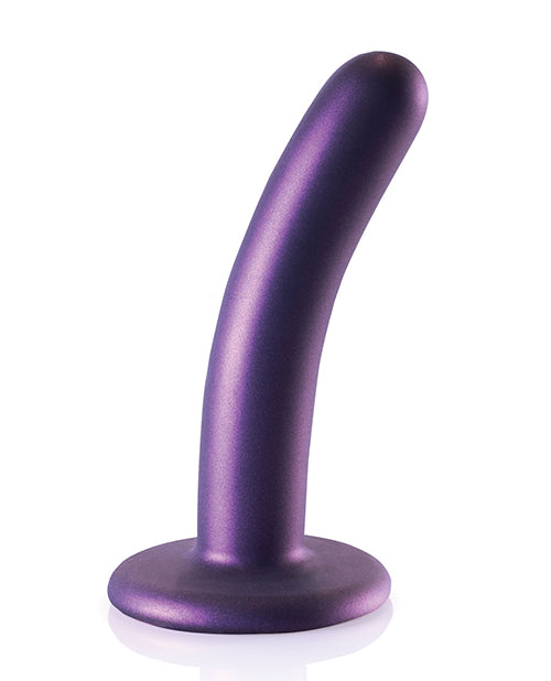 Shots Ouch 5&quot; Smooth G-Spot Dildo - Metallic Purple