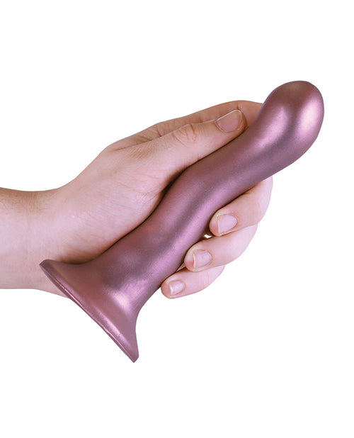 Shots Ouch 7&quot; Curvy G-Spot Dildo - Rose Gold