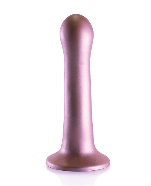 Shots Ouch 7&quot; Curvy G-Spot Dildo - Rose Gold