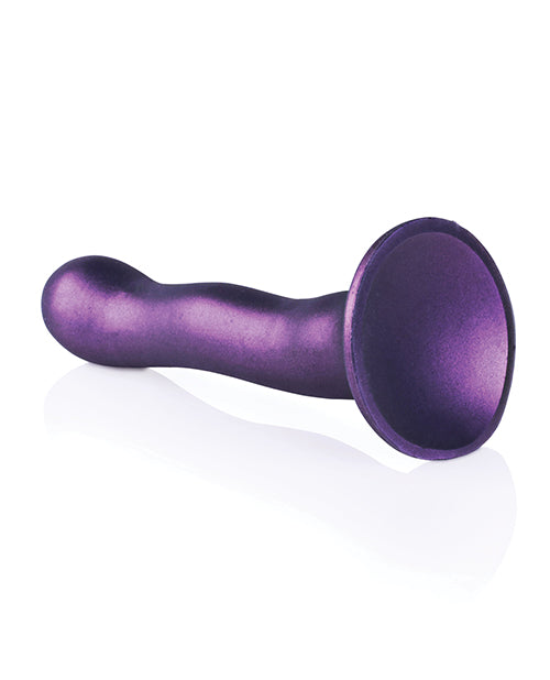 Shots Ouch 7&quot; Curvy G-Spot Dildo - Metallic Purple