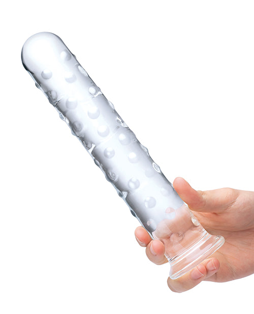 Glas 10&quot; Extra Large Glass Dildo - Clear