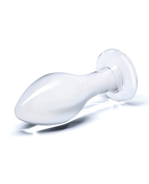 Glas 4&quot; Classic Butt Plug - Clear