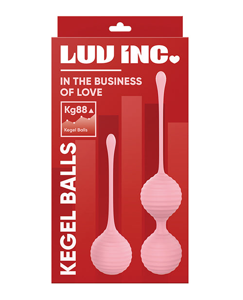 Luv Inc. Silicone Kegel Ball Set - Light Pink