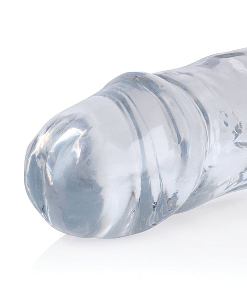 Shots RealRock Crystal Clear 13&quot; Double Dildo - Transparent