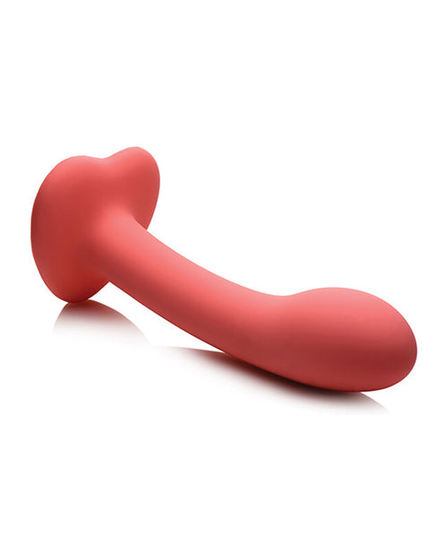 Curve Toys Simply Sweet 7&quot; G Spot Silicone Dildo - Pink