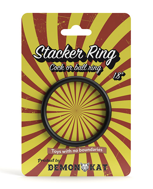 Demon Kat 1.8&#039; Stacker Ring - Black