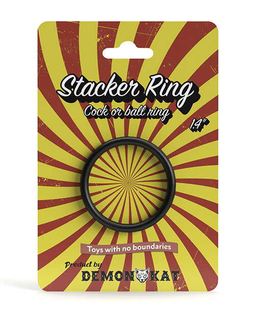 Demon Kat 1.4&#039; Stacker Ring - Black