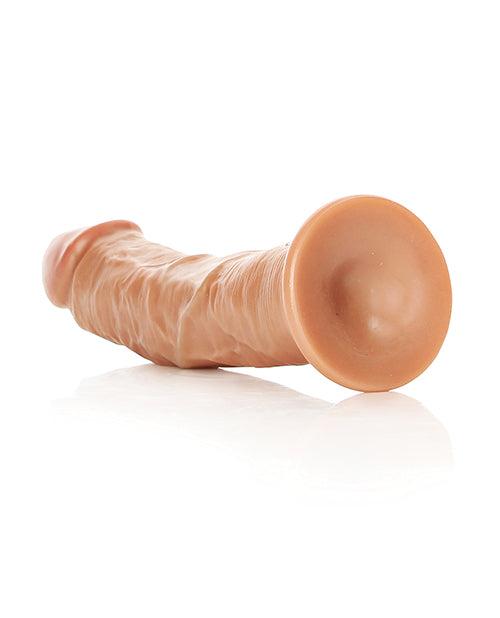 Shots RealRock Realistic 7&quot; Curved Dildo - Tan