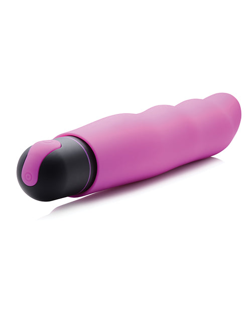 Bang! XL Bullet Wavy Silicone Sleeve - Purple