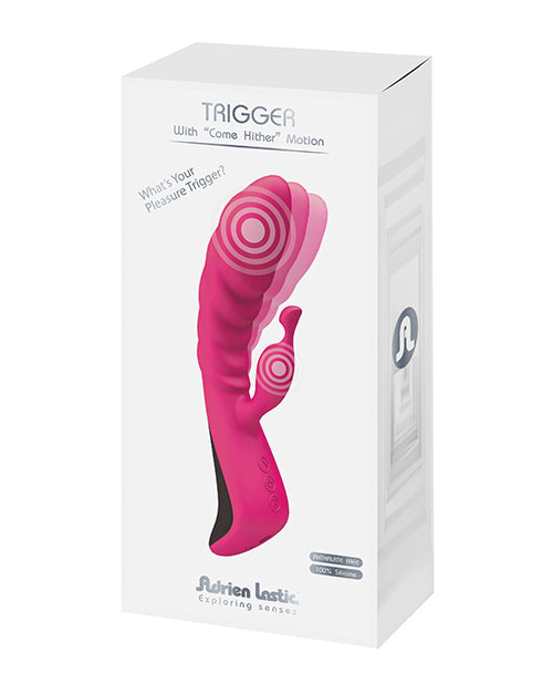 Adrien Lastic Trigger Vibrator &amp; Clitoral Stimulator - Magenta