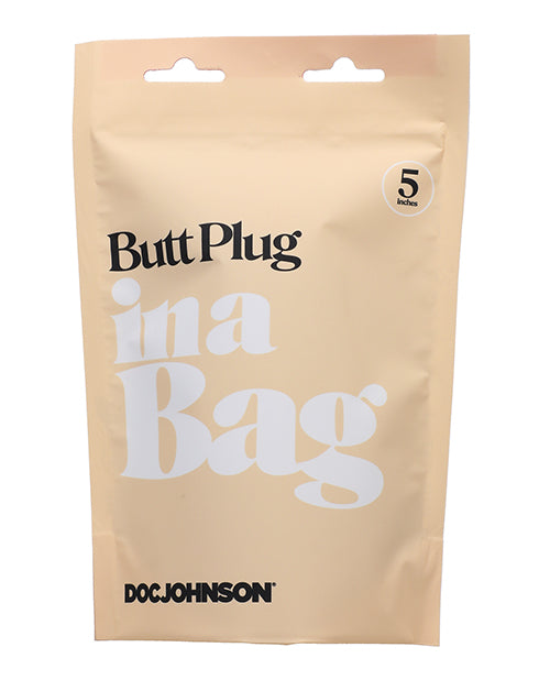 In A Bag 5&quot; Butt Plug - Black