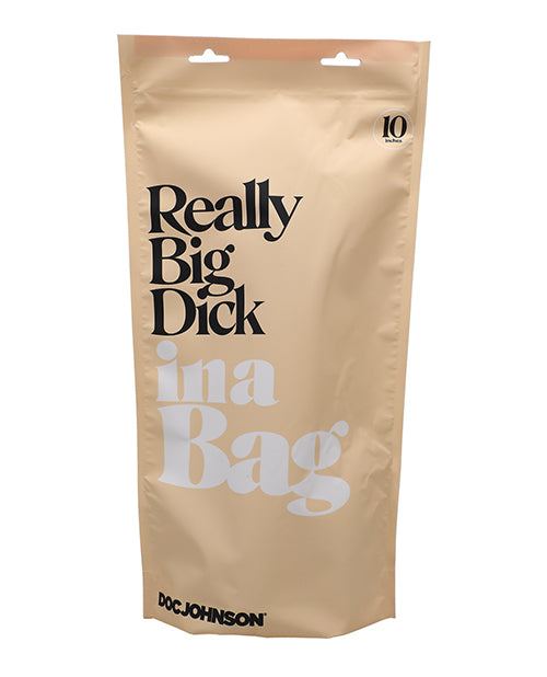 In A Bag 10&quot; Really Big Dick - Clear