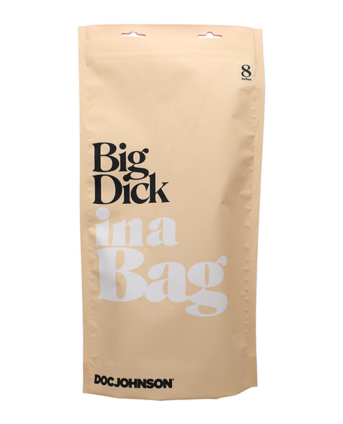 In A Bag 8&quot; Big Dick - Clear