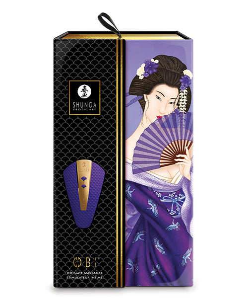 Shunga Obi Intimate Massager - Purple