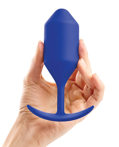 b-Vibe Weighted Snug Plug 4 - 256 g Navy