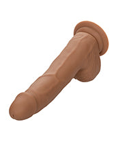 Silicone Studs 8&quot; Dildo - Brown