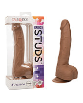 Silicone Studs 8&quot; Dildo - Ivory