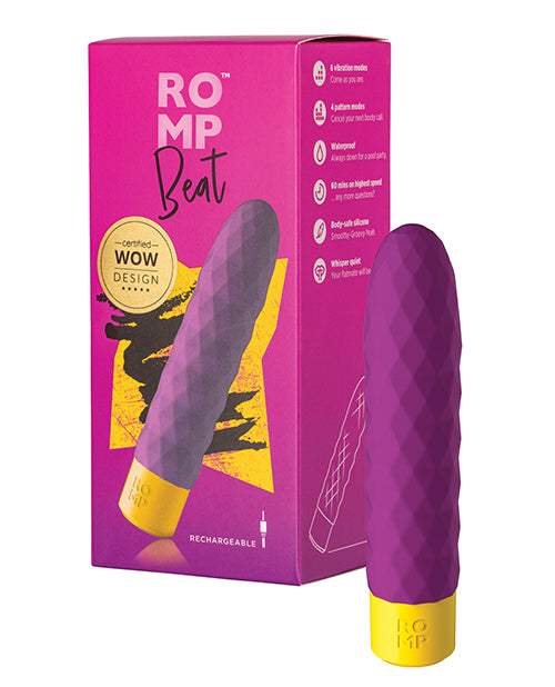 ROMP Beat Bullet Vibrator - Purple