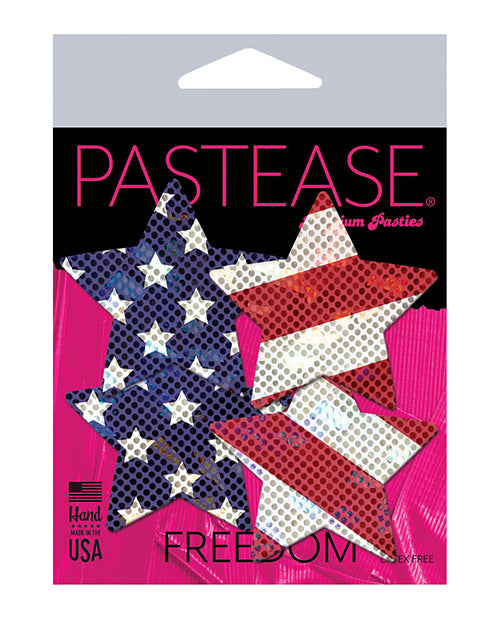 Pastease Premium Petites Glittering Stars &amp; Stripes  - Red/White/Blue O/S