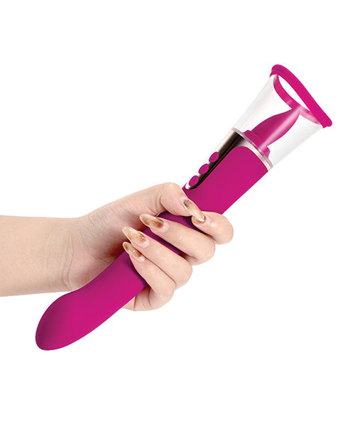 Succion Sucking G-Spot Vibrator - 3 Function Purple