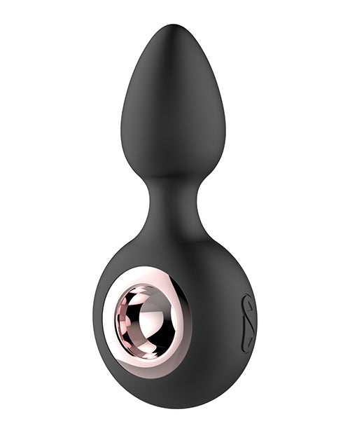 Gender Fluid Tremor Ring Plug Anal Vibe - Black