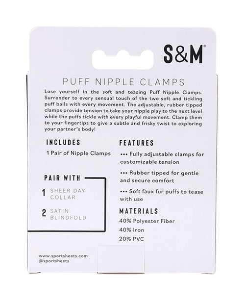 Sex &amp; Mischief Puff Nipple Clamps