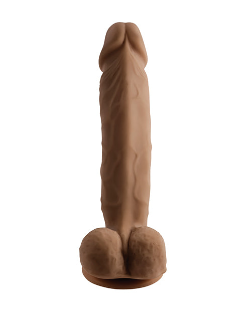 Selopa 6.5&quot; Natural Feel Dildo - Dark