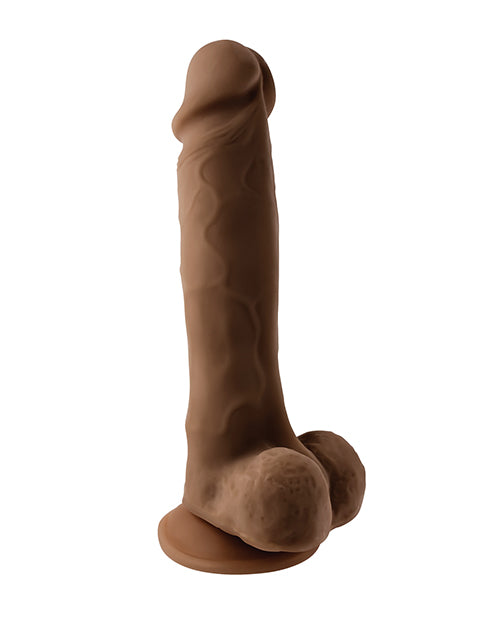 Selopa 6.5&quot; Natural Feel Dildo - Dark