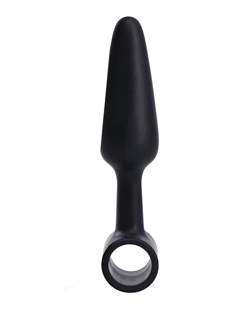 In A Bag 4&quot; Vibrating Butt Plug - Black