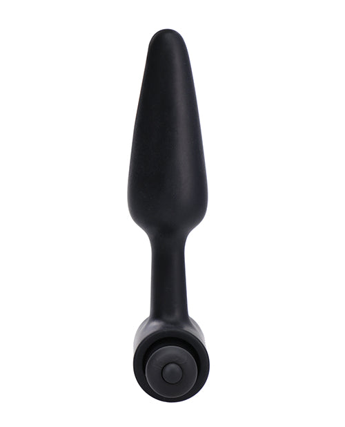 In A Bag 4&quot; Vibrating Butt Plug - Black