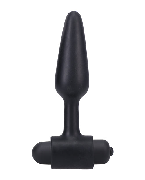 In A Bag 4&quot; Vibrating Butt Plug - Black