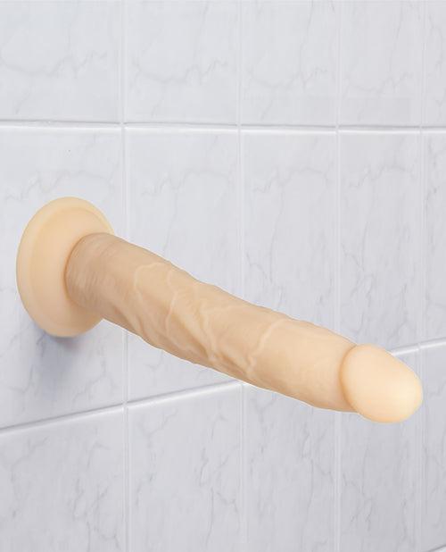 Naked Addiction 9&quot; Dual Density Silicone Dildo - Vanilla